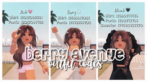 Berry ave outfit codes - Dec 3, 2022 · Hey everyone! 🍓I hope you enjoy todays video! Make sure to subscribe & like this video for more videos like this! 💕⭐️ Don't forget to turn on the notificat... 